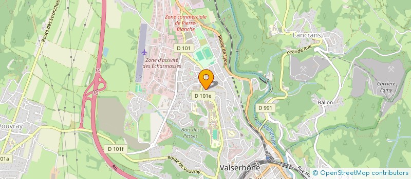 localisation de l'entreprise AVIGNANT PERE ET FILS SARL à VALSERHONE