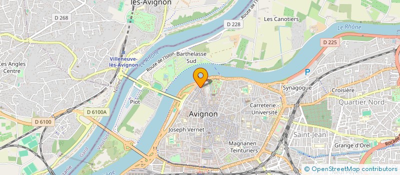 localisation de l'entreprise AVIGNON DESTINATION CULTURE  AVIGNON