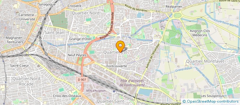 localisation de l'entreprise AVIGNON ELITE FUTSAL  AVIGNON