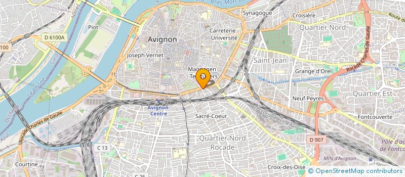 localisation de l'entreprise AVIGNON FESTIVAL ET COMPAGNIES à AVIGNON