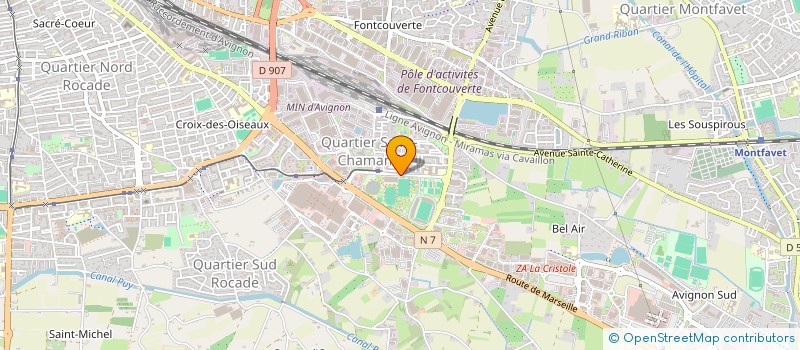 localisation de l'entreprise AVIGNON FOOT 84 à AVIGNON