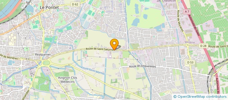 localisation de l'entreprise AVIGNON FOOT A 2 à AVIGNON