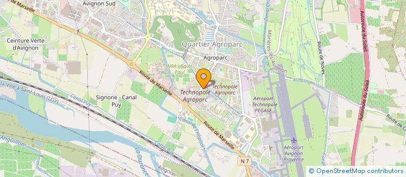 localisation de l'entreprise AVIGNON FORMATION CONTINUE AUX METIERS DE LA SANTE  AVIGNON
