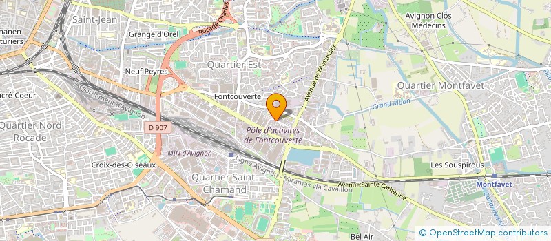 localisation de l'entreprise AVIGNON GAZ ENERGIE RENOUVELABLE  AVIGNON