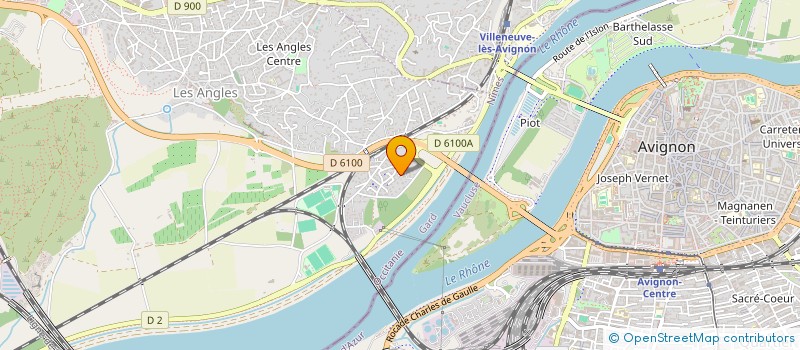 localisation de l'entreprise AVIGNON GOURMET TOURS  LES ANGLES