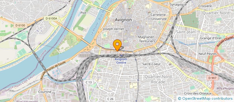 localisation de l'entreprise AVIGNON GRAND HOTEL SOCIETE NOUVELLE  AVIGNON