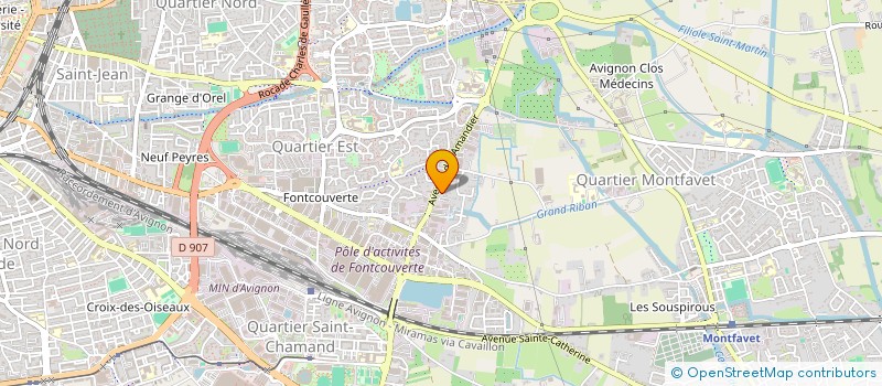 localisation de l'entreprise AVIGNON HOCKEY LOISIR (AHL)  AVIGNON