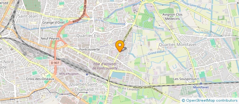 localisation de l'entreprise AVIGNON PADEL  AVIGNON