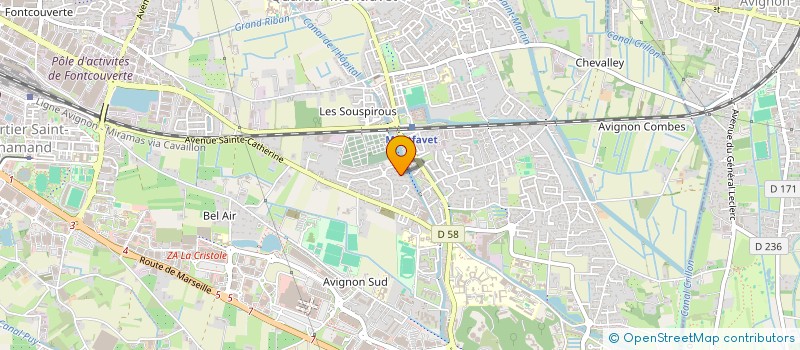 localisation de l'entreprise AVIGNON PASSION  AVIGNON