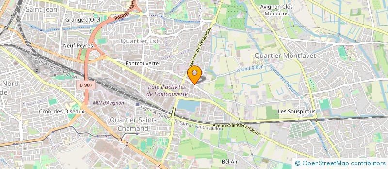 localisation de l'entreprise AVIGNON RED BIKE & CUSTOM  AVIGNON