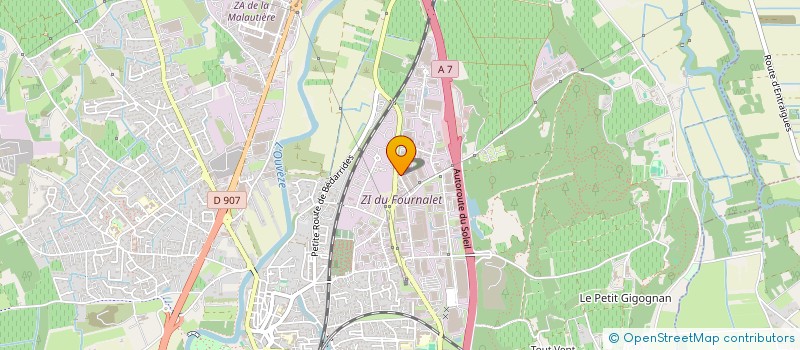 localisation de l'entreprise AVIGNON TRANSIT EXPRESS  SORGUES