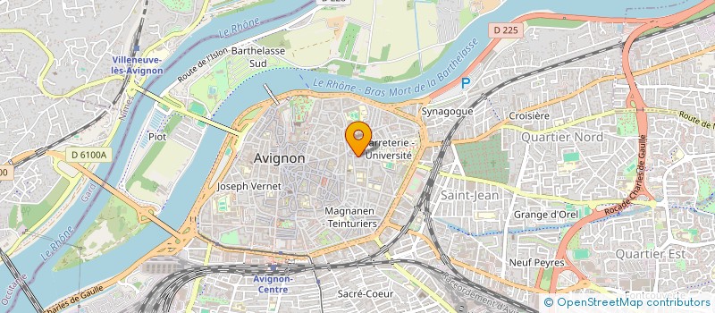 localisation de l'entreprise AVIGNON UNIVERSITE à AVIGNON