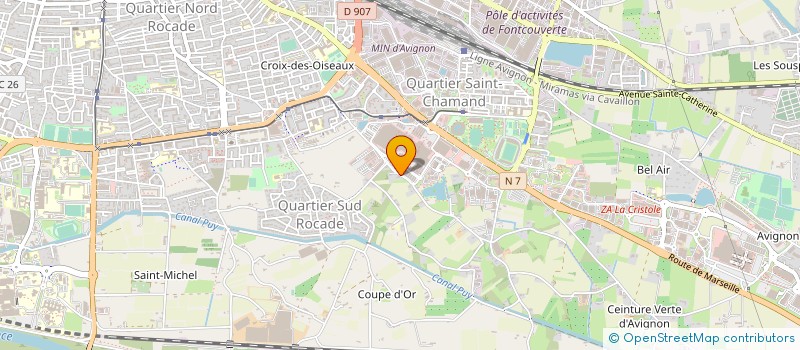localisation de l'entreprise AVIGNON VOLLEY BALL à AVIGNON