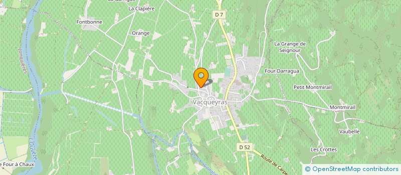 localisation de l'entreprise AVIGNONNAISE DE TRANSPORTS à VACQUEYRAS