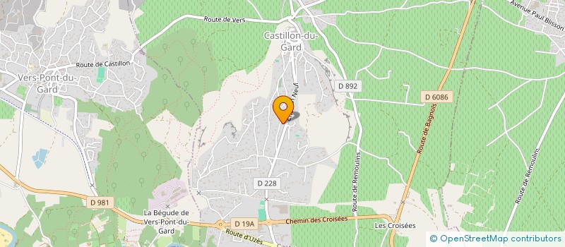 localisation de l'entreprise AVILA CONSULTING à CASTILLON-DU-GARD