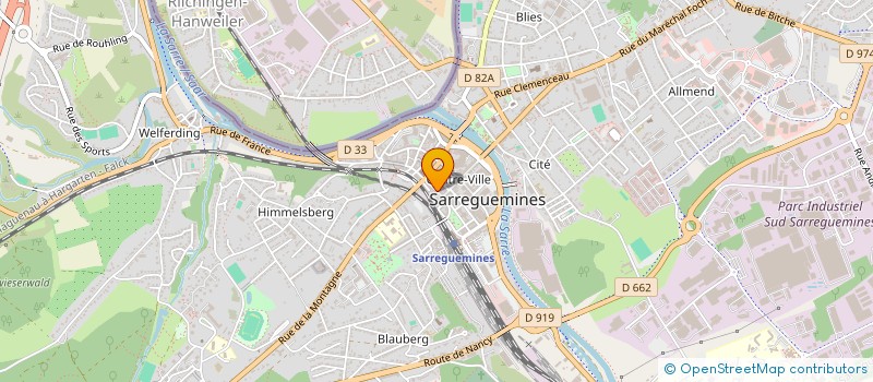 localisation de l'entreprise AVILA ORTHOPEDIE SARL  SARREGUEMINES