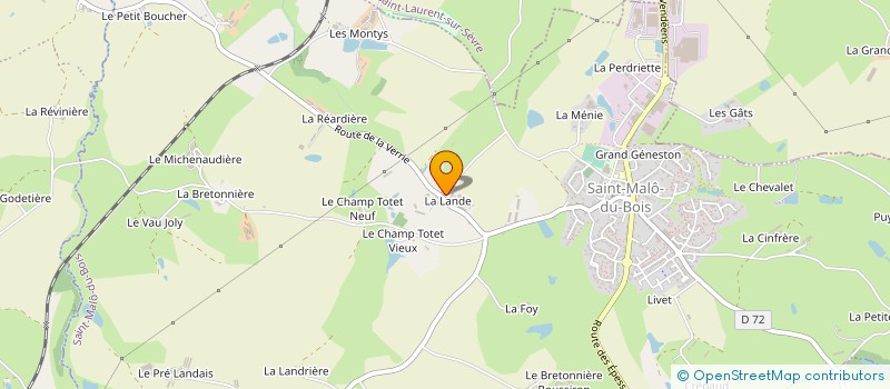 localisation de l'entreprise AVILANDE  SAINT-MALO-DU-BOIS