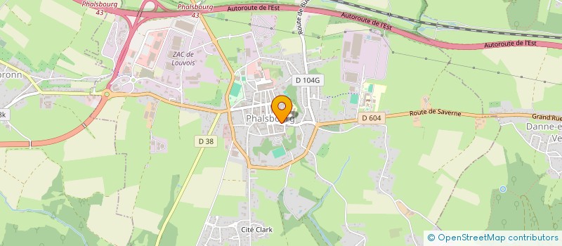 localisation de l'entreprise AVILEC INGENIERIE à PHALSBOURG