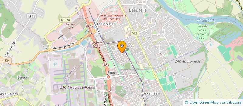 localisation de l'entreprise AVILUX SARL  BEAUZELLE