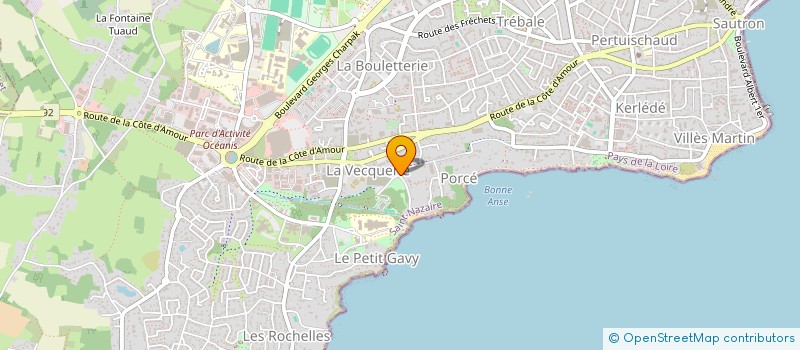 localisation de l'entreprise AVIM  SAINT-NAZAIRE