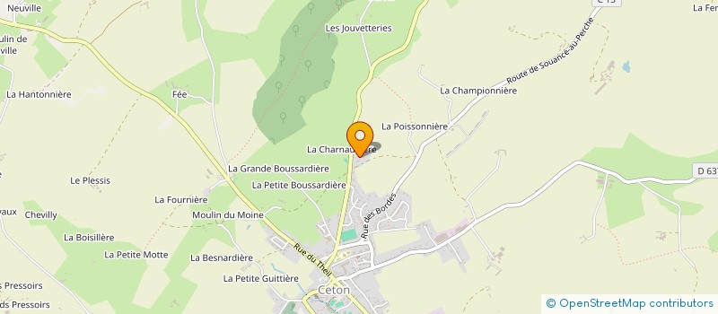 localisation de l'entreprise AVIMAF à CETON