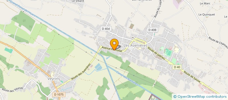 localisation de l'entreprise AVIMMO  LES AVENIERES VEYRINS-THUELLIN