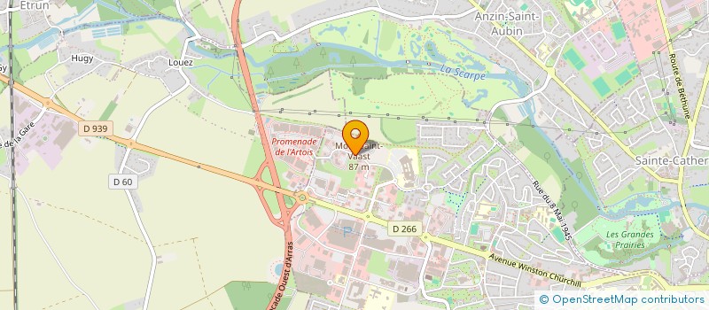 localisation de l'entreprise AVIMMO à ARRAS