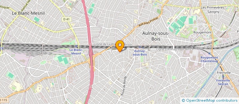 localisation de l'entreprise AVIMO 15 à AULNAY-SOUS-BOIS