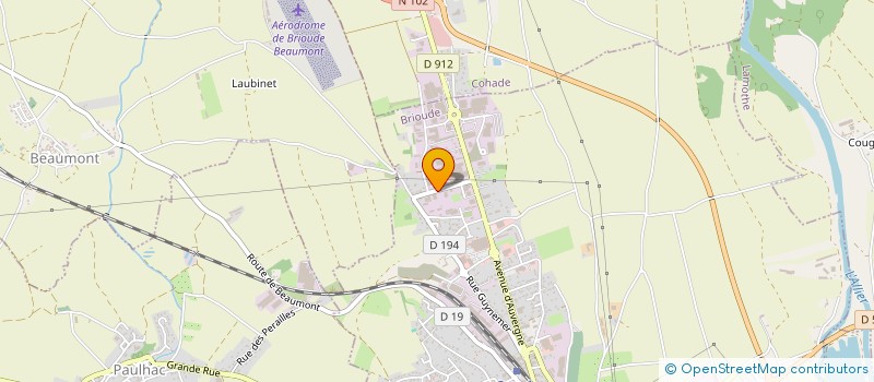 localisation de l'entreprise AVINAIN à BRIOUDE