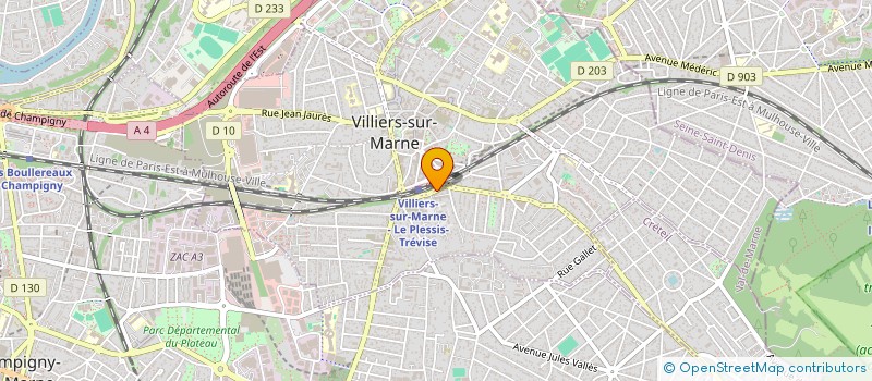 localisation de l'entreprise AVINE à VILLIERS-SUR-MARNE