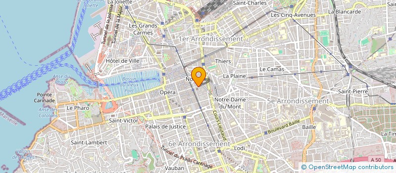 localisation de l'entreprise AVINOR à MARSEILLE
