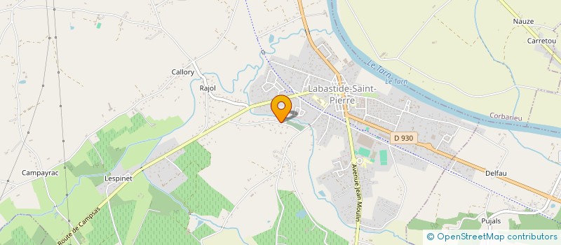 localisation de l'entreprise AVINTHURIES  LABASTIDE-SAINT-PIERRE