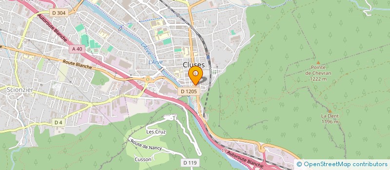 localisation de l'entreprise AVIO  CLUSES