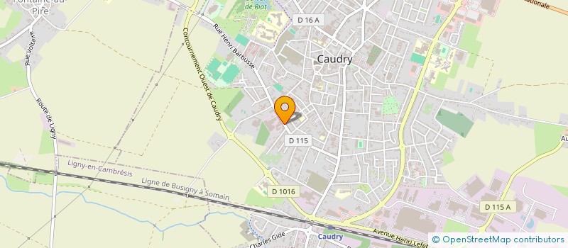 localisation de l'entreprise AVIO INVEST à CAUDRY