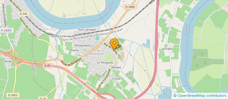 localisation de l'entreprise AVIOLINE  ARVEYRES