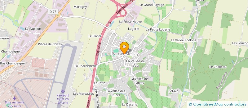 localisation de l'entreprise AVIONNETTE PARCAY-MESLAY JUDO  PARCAY-MESLAY