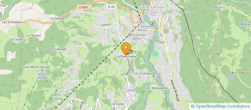 localisation de l'entreprise AVIONTURE  SAINT-GERVAIS-LES-BAINS