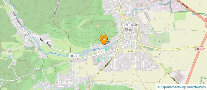 localisation de l'entreprise AVIOO  SOULTZ-HAUT-RHIN