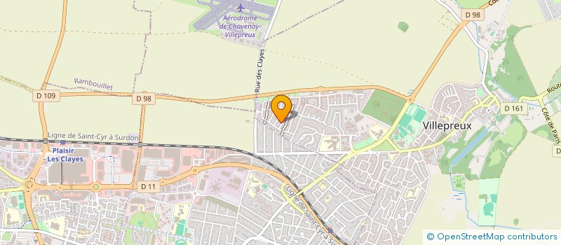 localisation de l'entreprise AVIOSPHERE  VILLEPREUX