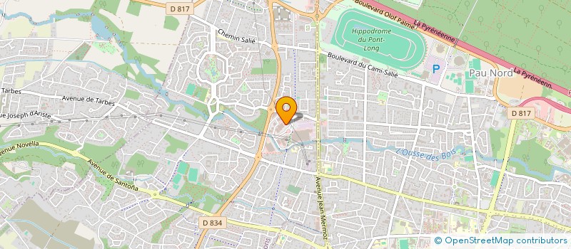 localisation de l'entreprise AVIPAU à LONS
