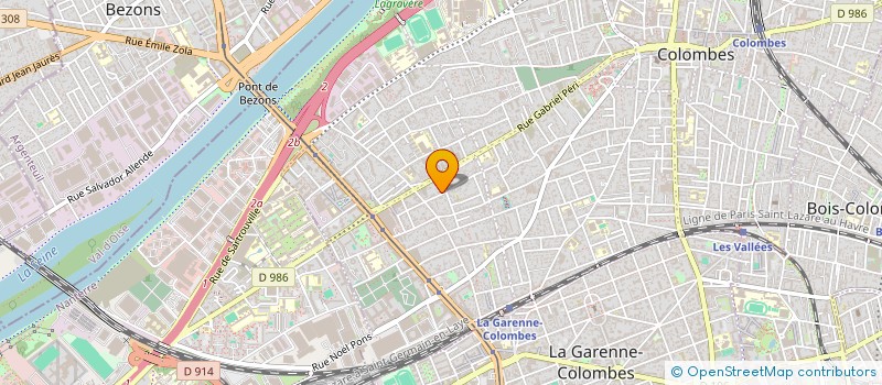 localisation de l'entreprise AVIPI à COLOMBES