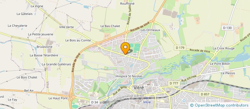 localisation de l'entreprise AVIPLON PATRIMOINE  VITRE