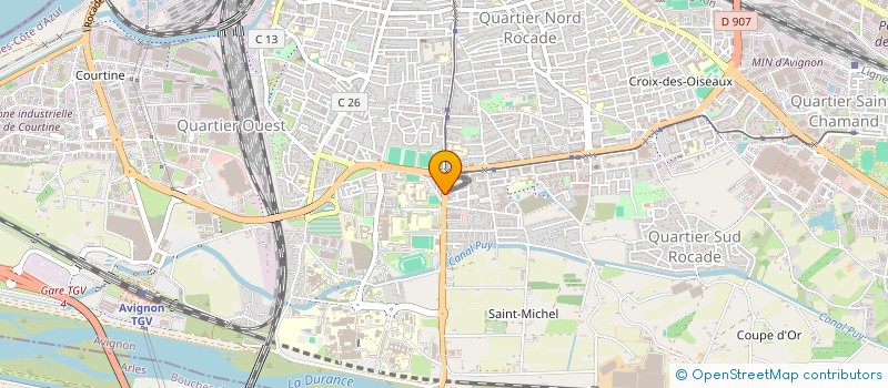 localisation de l'entreprise AVIPNEUS à AVIGNON