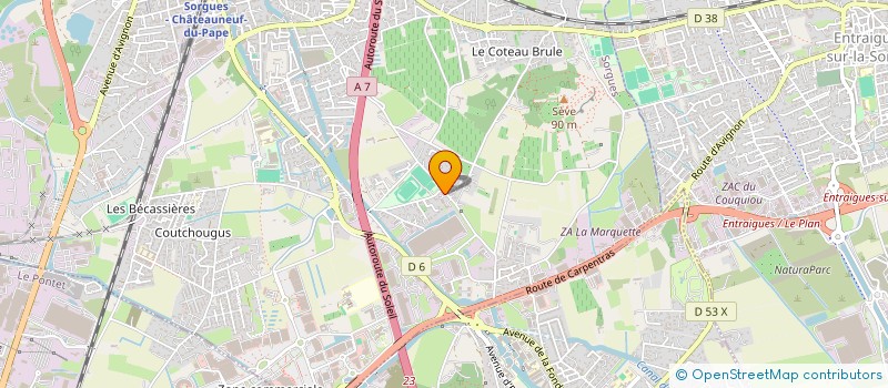 localisation de l'entreprise AVIPRO PROPRETE  SORGUES