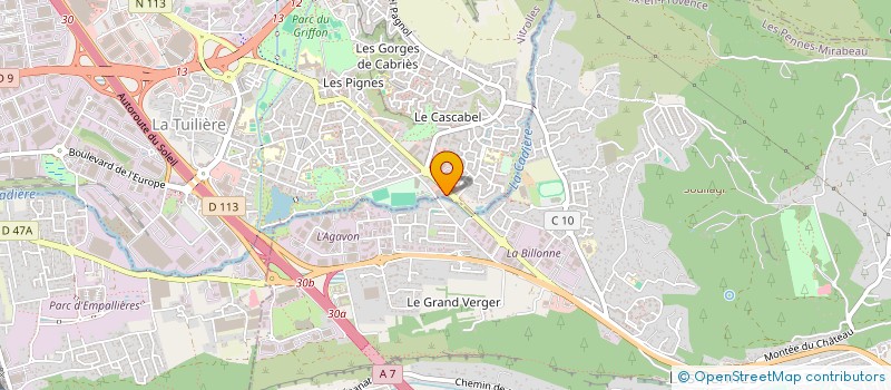 localisation de l'entreprise AVIPUR à VITROLLES