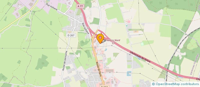 localisation de l'entreprise AVIPUR  VARENNES-VAUZELLES