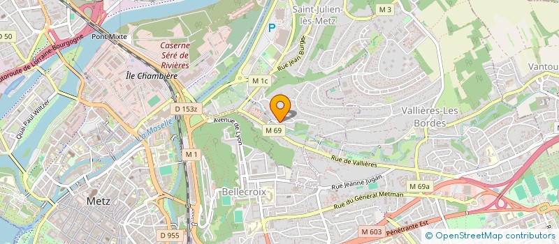 localisation de l'entreprise AVIPUR à MONTIGNY-LES-METZ