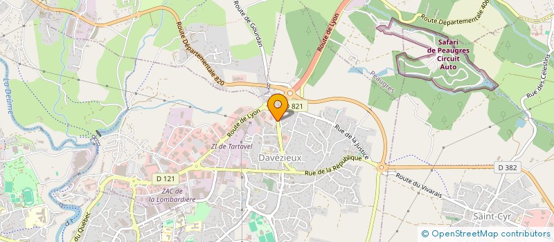 localisation de l'entreprise AVIPUR FRANCE à ANNONAY
