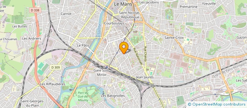 localisation de l'entreprise AVIR à LE MANS