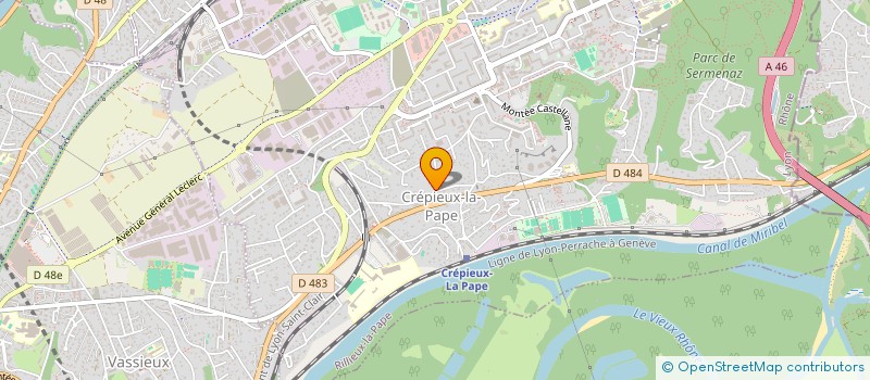 localisation de l'entreprise AVIRIDIS à RILLIEUX-LA-PAPE